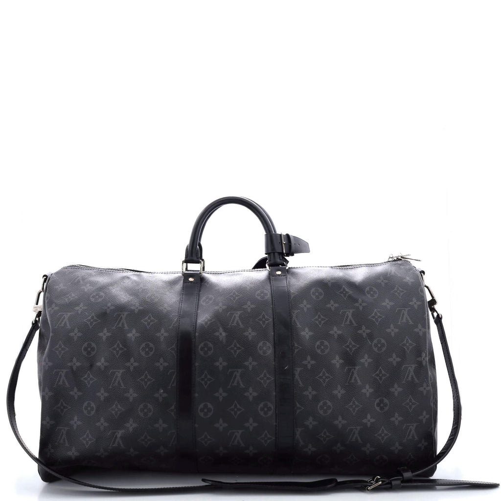 Louis Vuitton Keepall Bandouliere Bag Monogram Eclipse Canvas 55