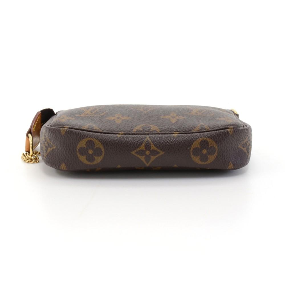 Louis Vuitto Mini Pochette Accessoires Monogram Canvas Evening Bag