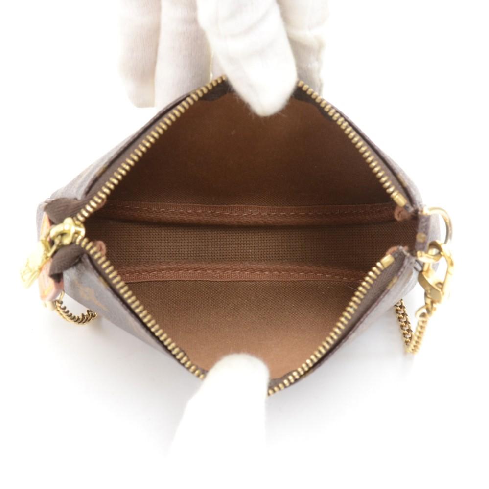 Louis Vuitto Mini Pochette Accessoires Monogram Canvas Evening Bag