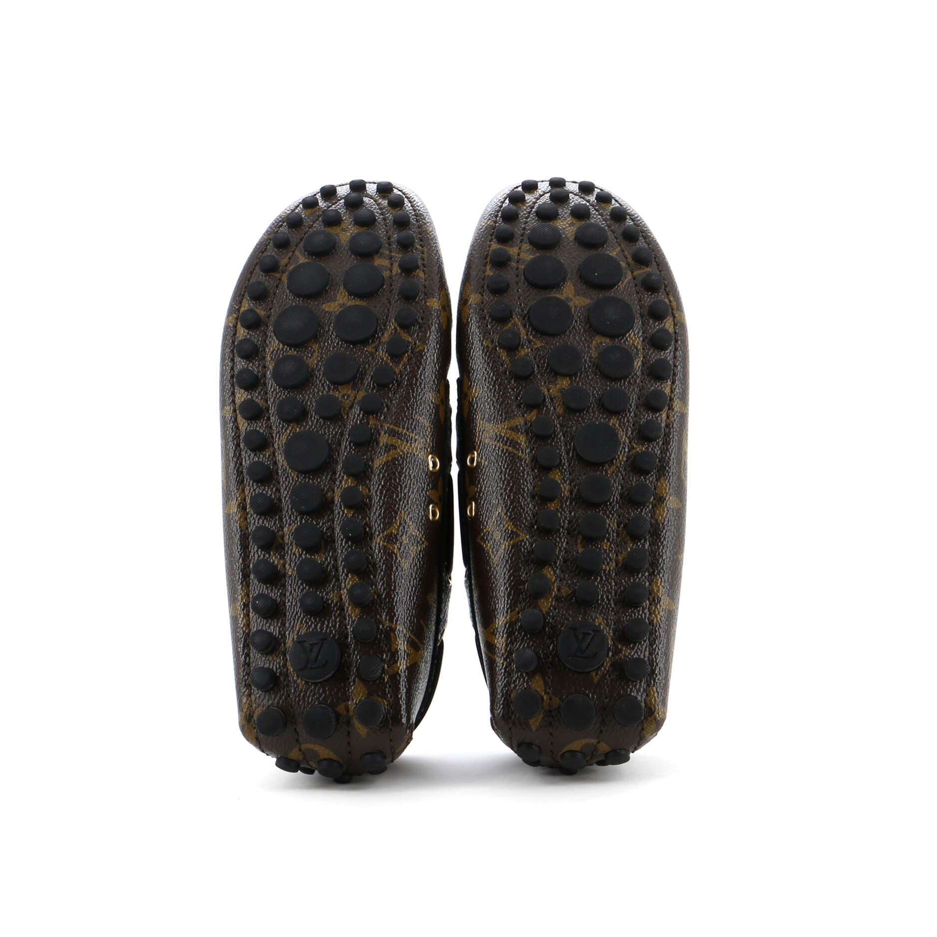 Louis Vuitton Women's Gloria Flat Loafers Reverse Monogram Canvas