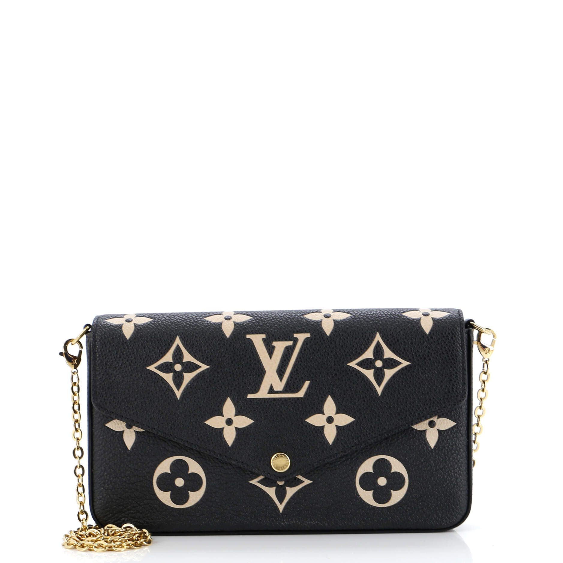 Louis Vuitton Felicie Pochette Bicolor Monogram Empreinte Giant