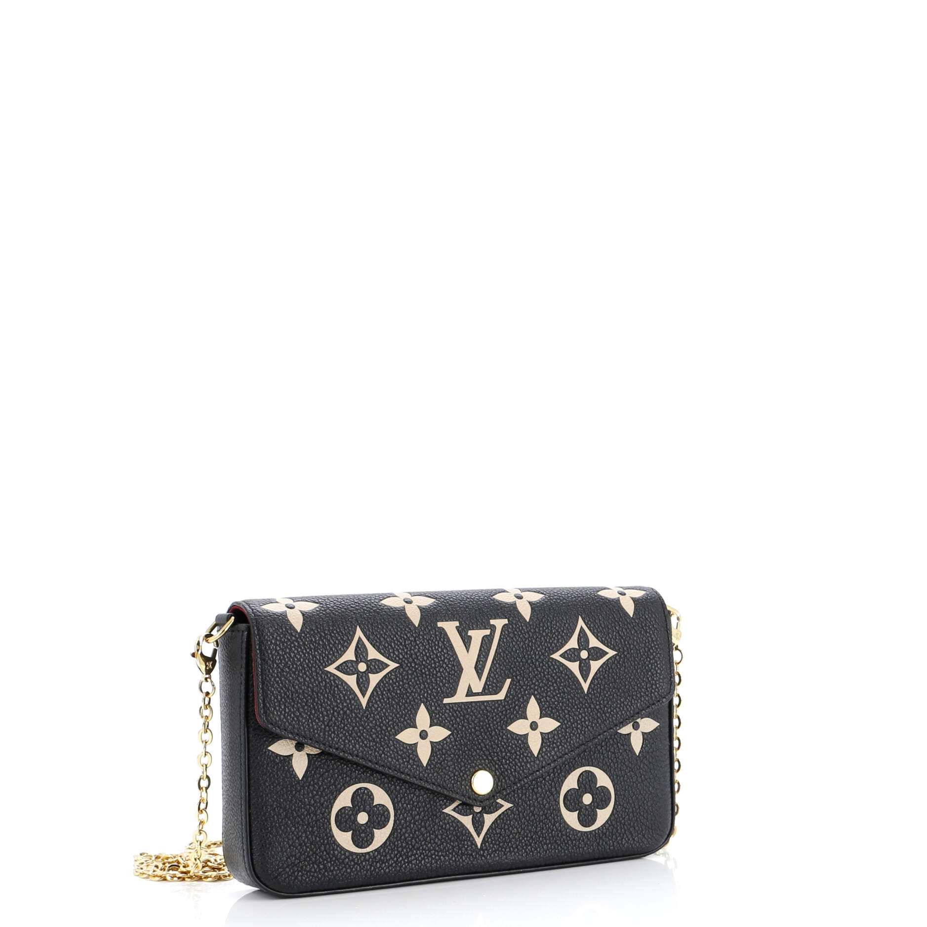Louis Vuitton Felicie Pochette Bicolor Monogram Empreinte Giant