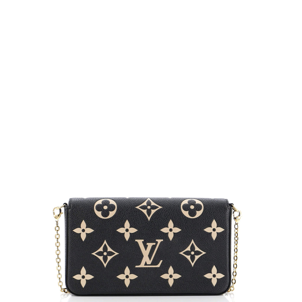 Louis Vuitton Felicie Pochette Bicolor Monogram Empreinte Giant