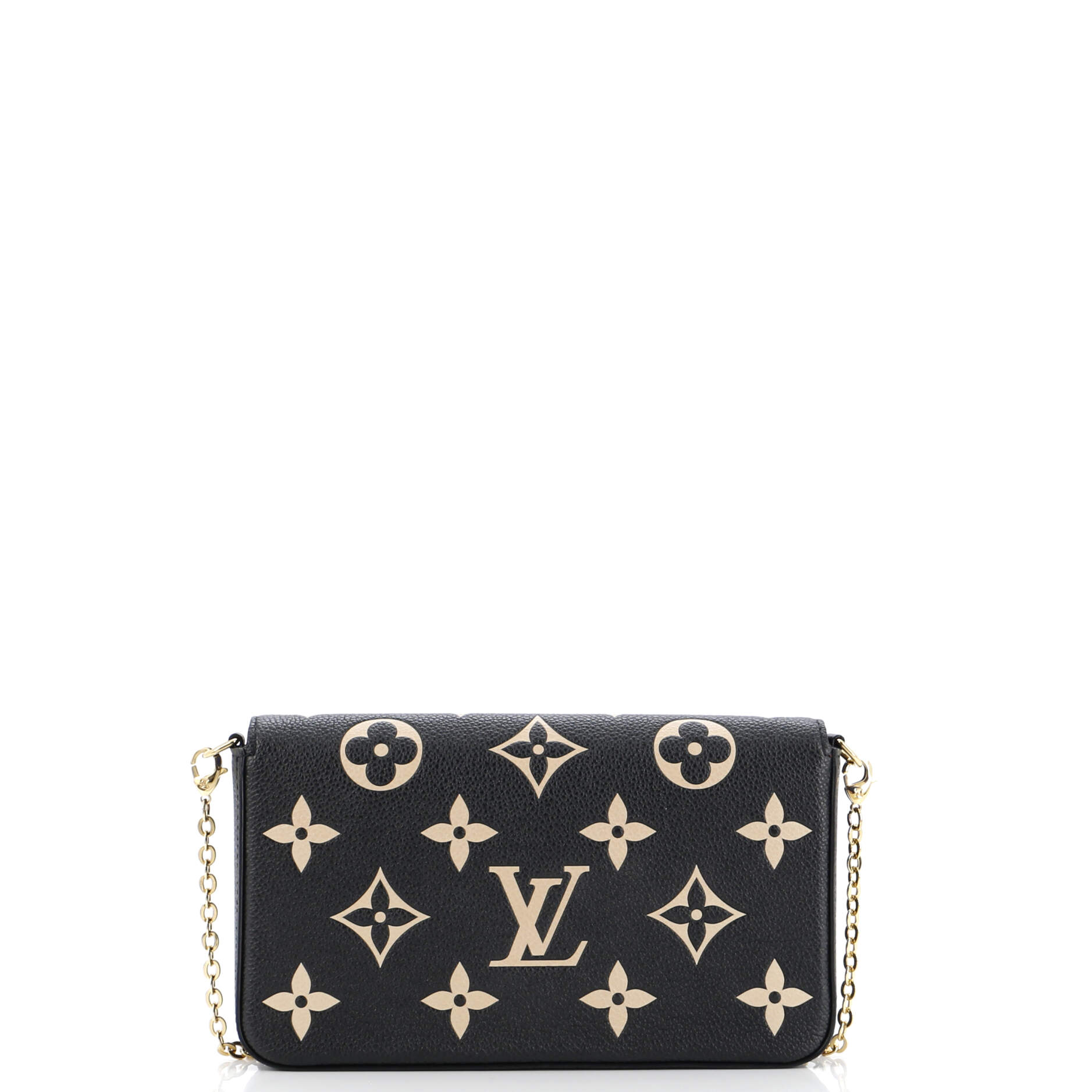 Louis Vuitton Felicie Pochette Bicolor Monogram Empreinte Giant