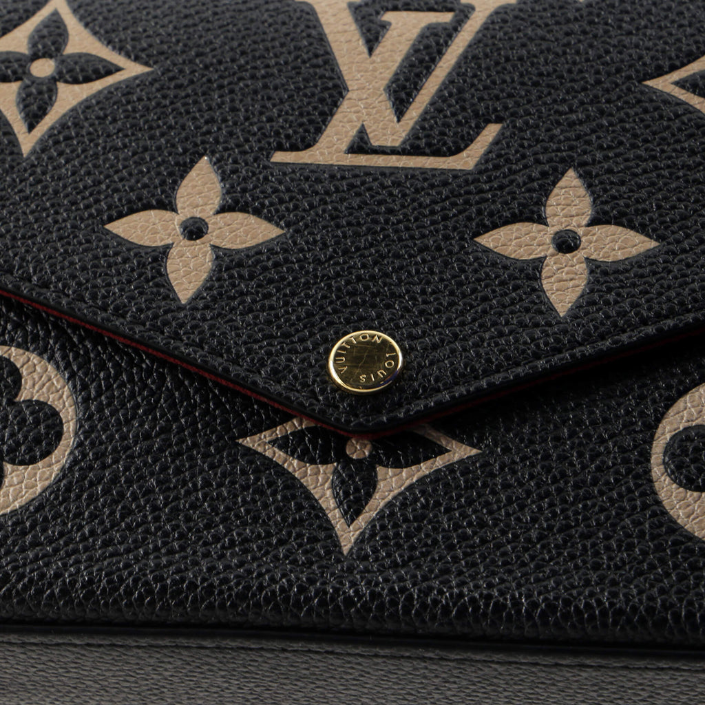 Louis Vuitton Felicie Pochette Bicolor Monogram Empreinte Giant