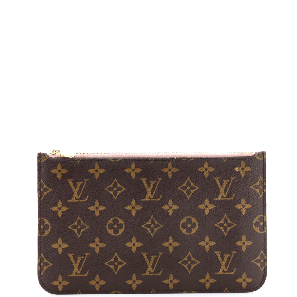 Louis Vuitton Neverfull Pochette Monogram Canvas Large