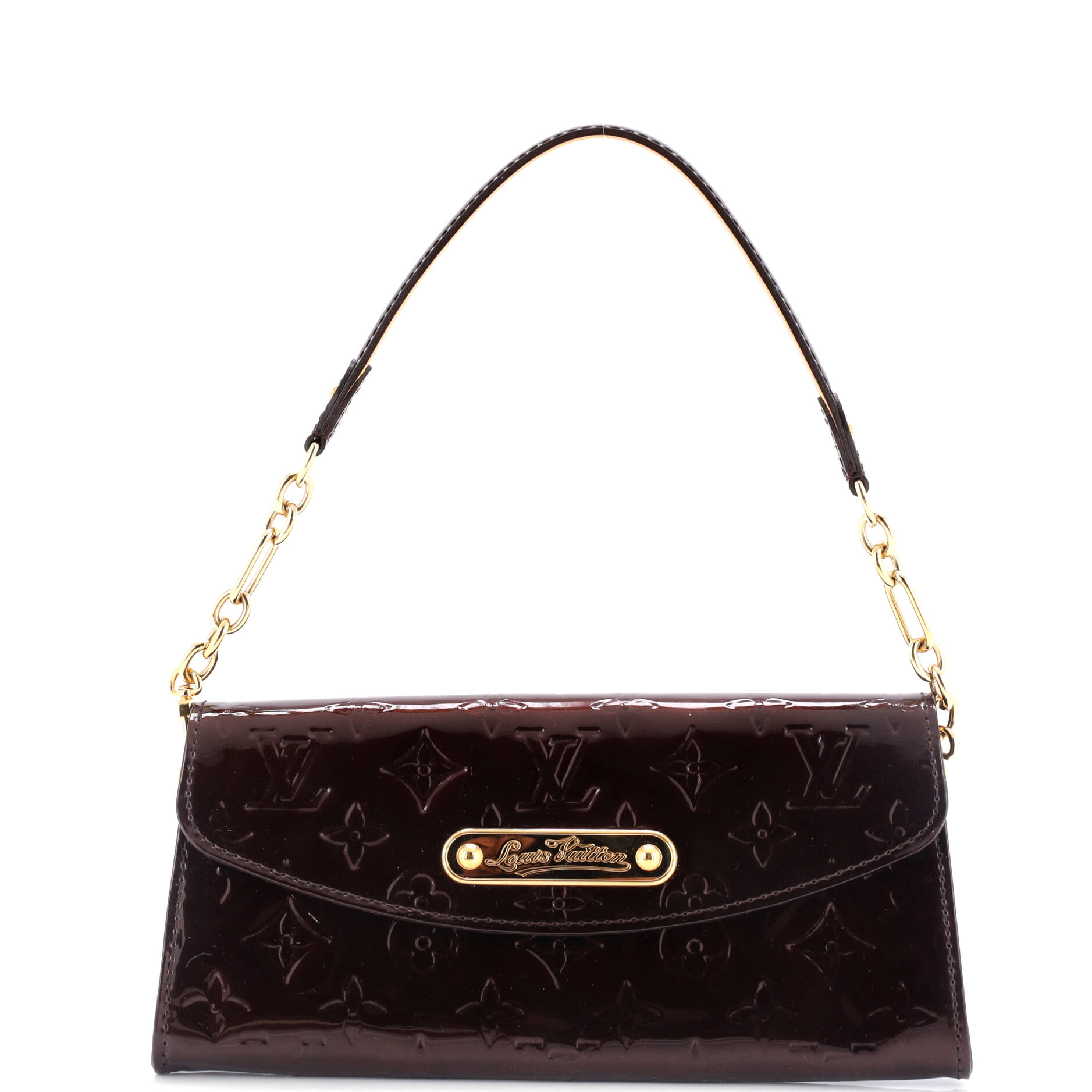 Louis Vuitton Sunset Boulevard Handbag Monogram Vernis