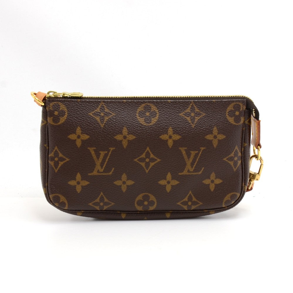Louis Vuitto Mini Pochette Accessoires Monogram Canvas Evening Bag