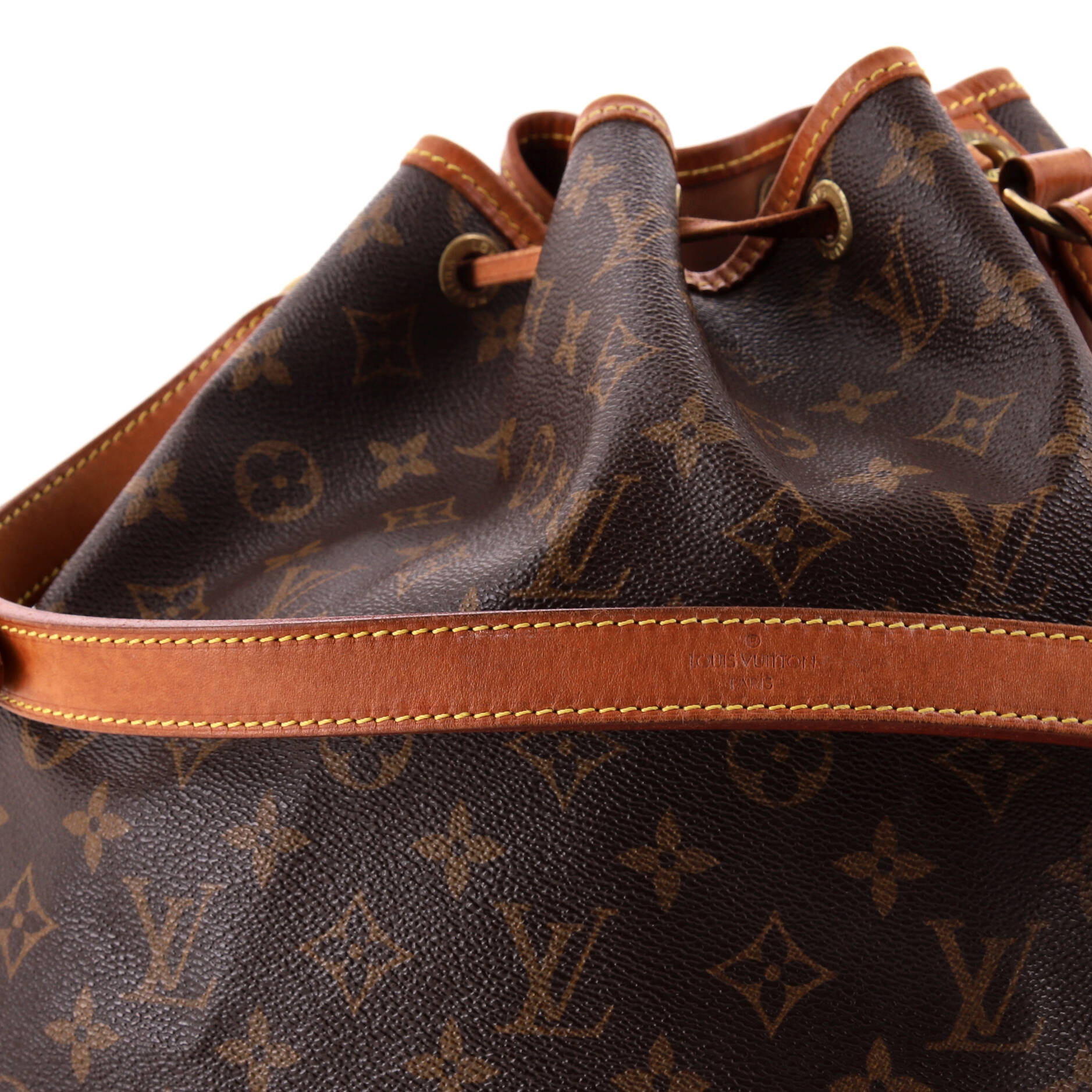 Louis Vuitton Noe Handbag Monogram Canvas Large