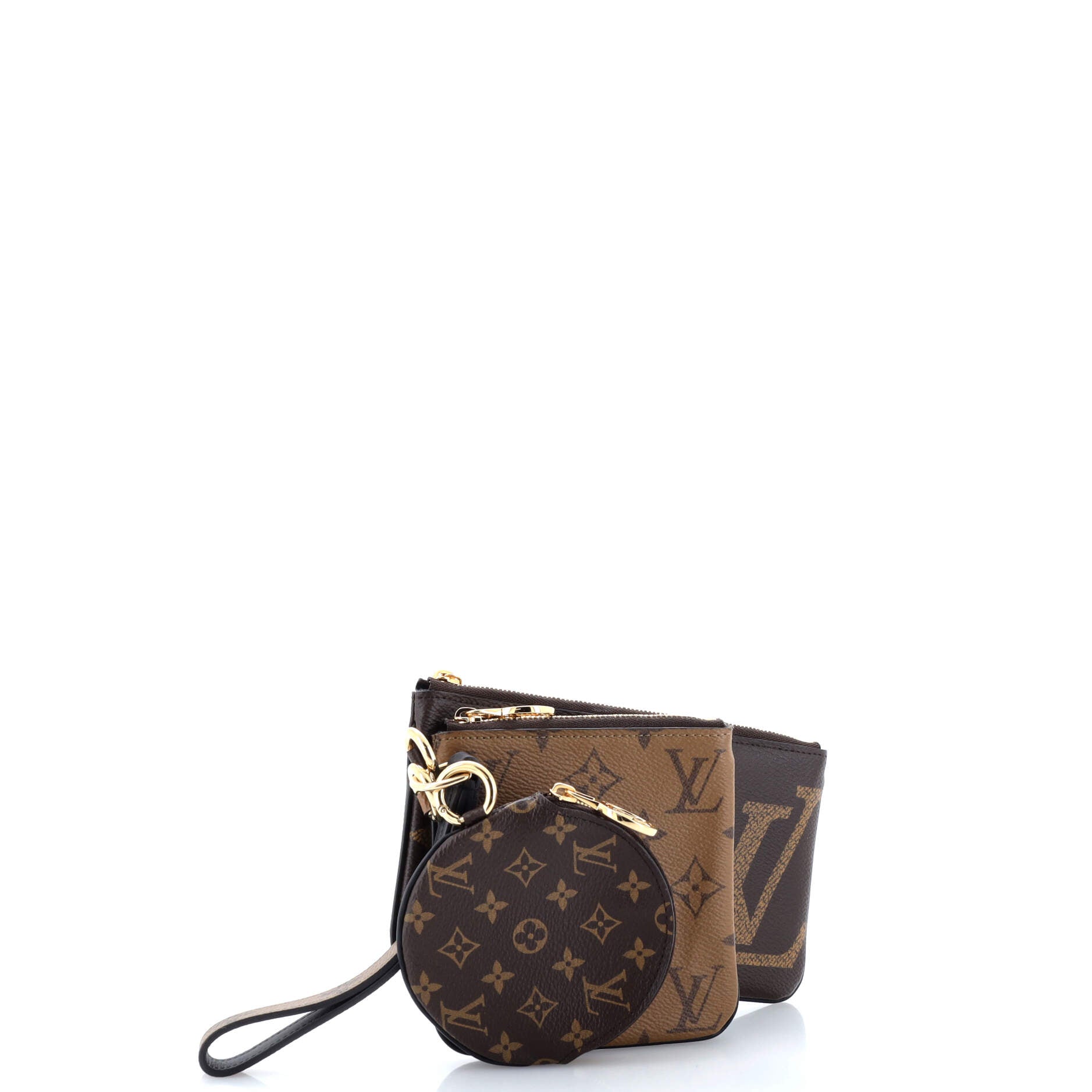 Louis Vuitton Trio Pouch Set Reverse Monogram Giant