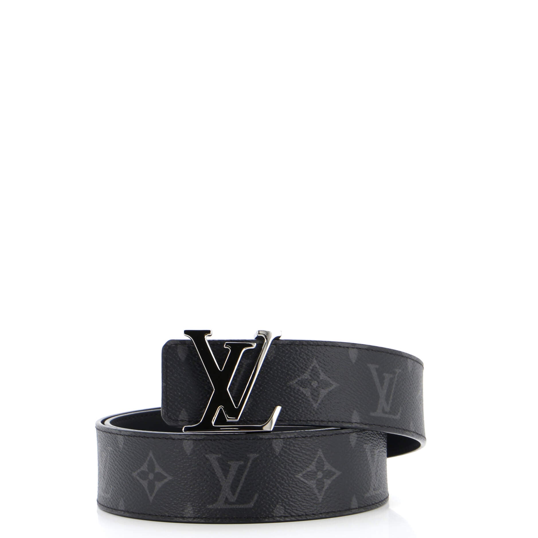 Louis Vuitton LV Initiales Reversible Belt Monogram Canvas and Leather Wide 110