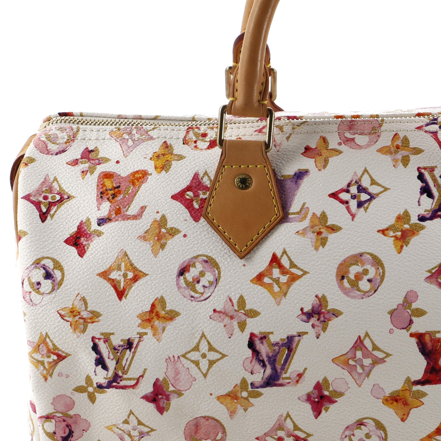 Louis Vuitton Speedy Handbag Monogram Watercolor Aquarelle 35