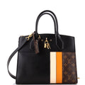 Louis Vuitton City Steamer Handbag Limited Edition Monogram Canvas and Leather MM
