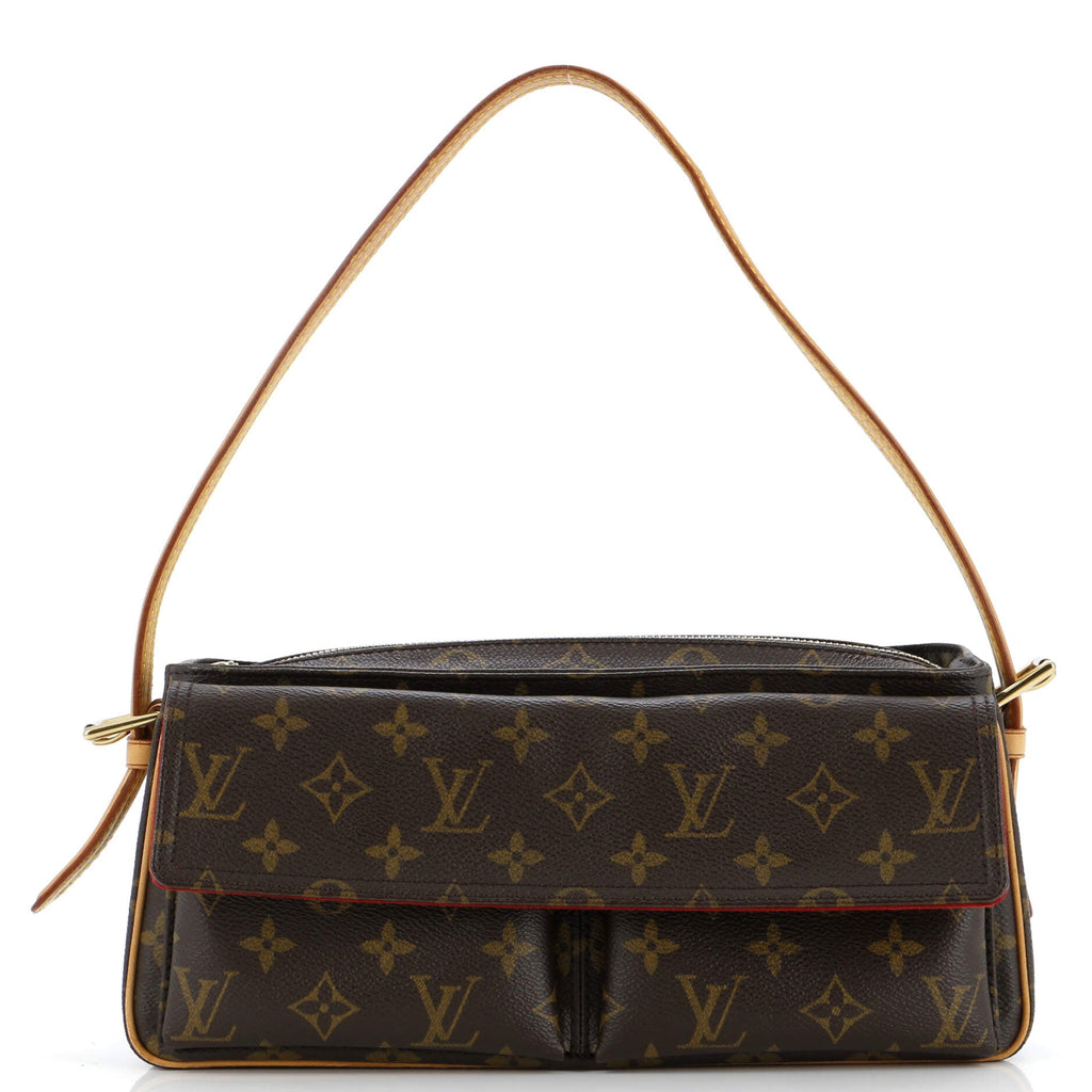 Louis Vuitton Viva Cite Handbag Monogram Canvas MM