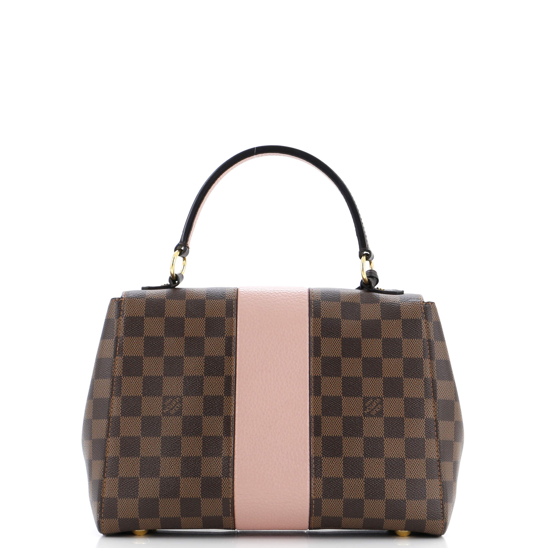 Louis Vuitton Bond Street Handbag Damier with Leather MM