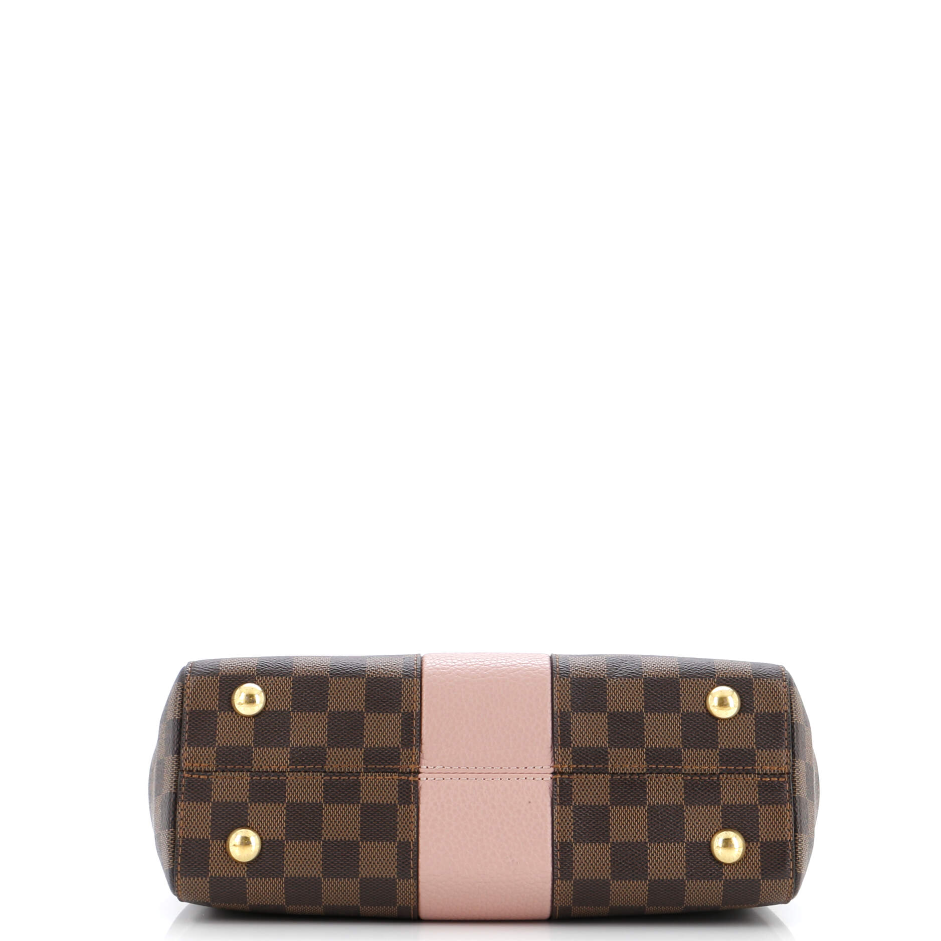Louis Vuitton Bond Street Handbag Damier with Leather MM