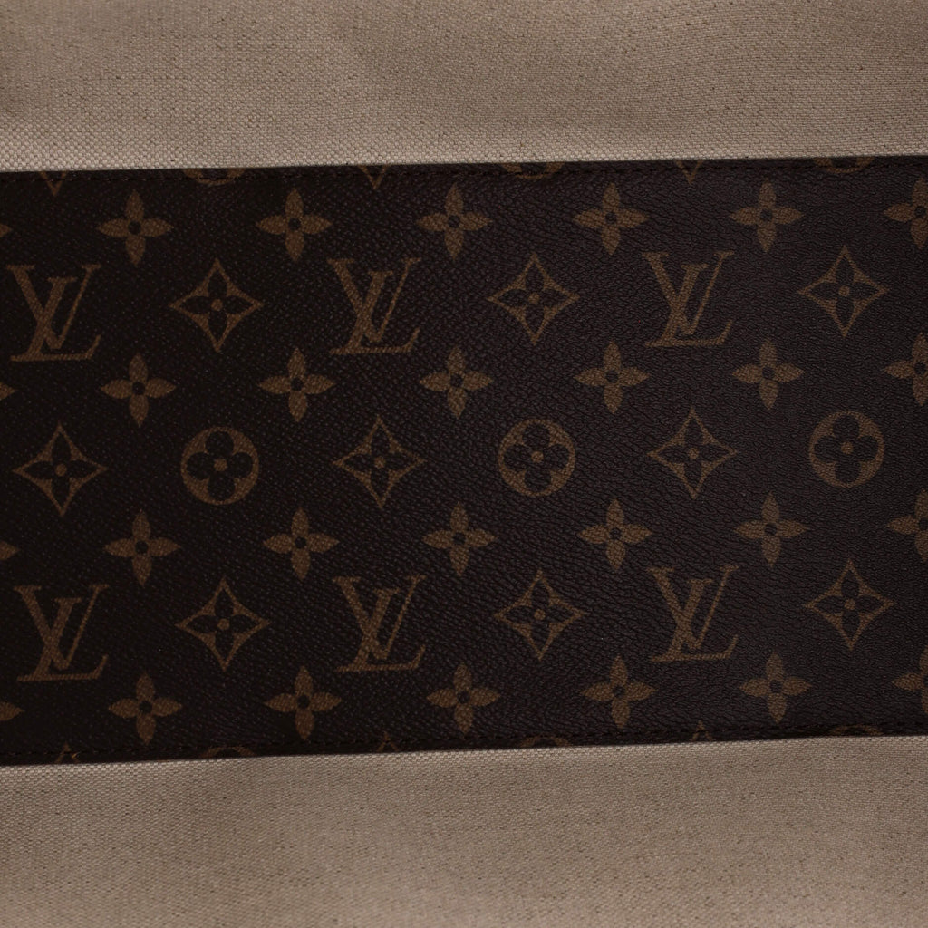Louis Vuitton Weekend Tote Macassar Monogram Canvas GM
