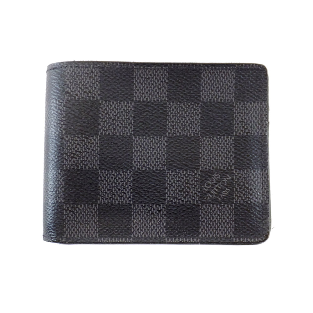Louis Vuitton 2 Fold Wallet Black DamiEgraphit Wallet Card Pochette out Coin Pochette  Wedding