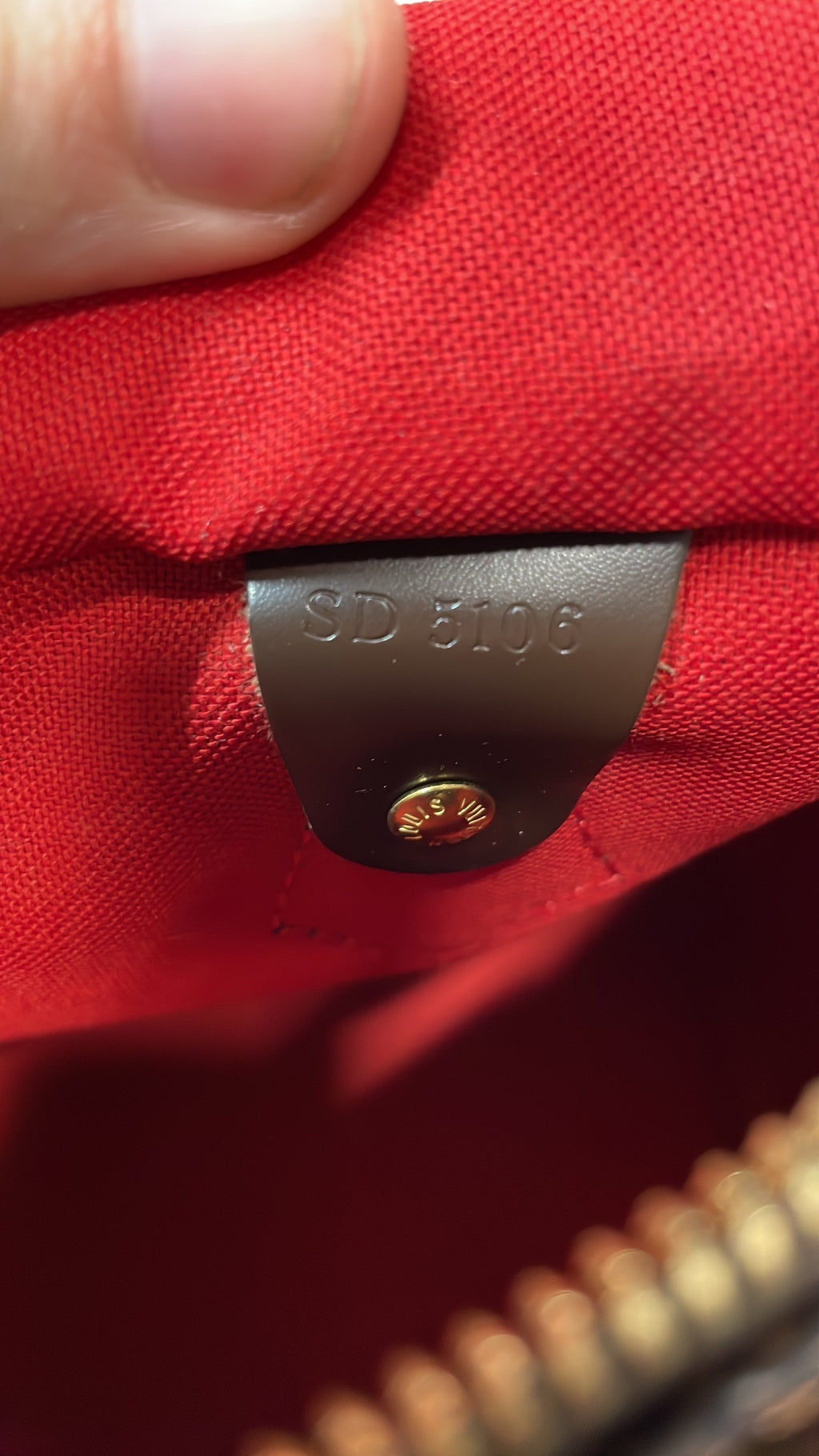 Louis Vuitton Speedy Bandouliere Bag Damier 25