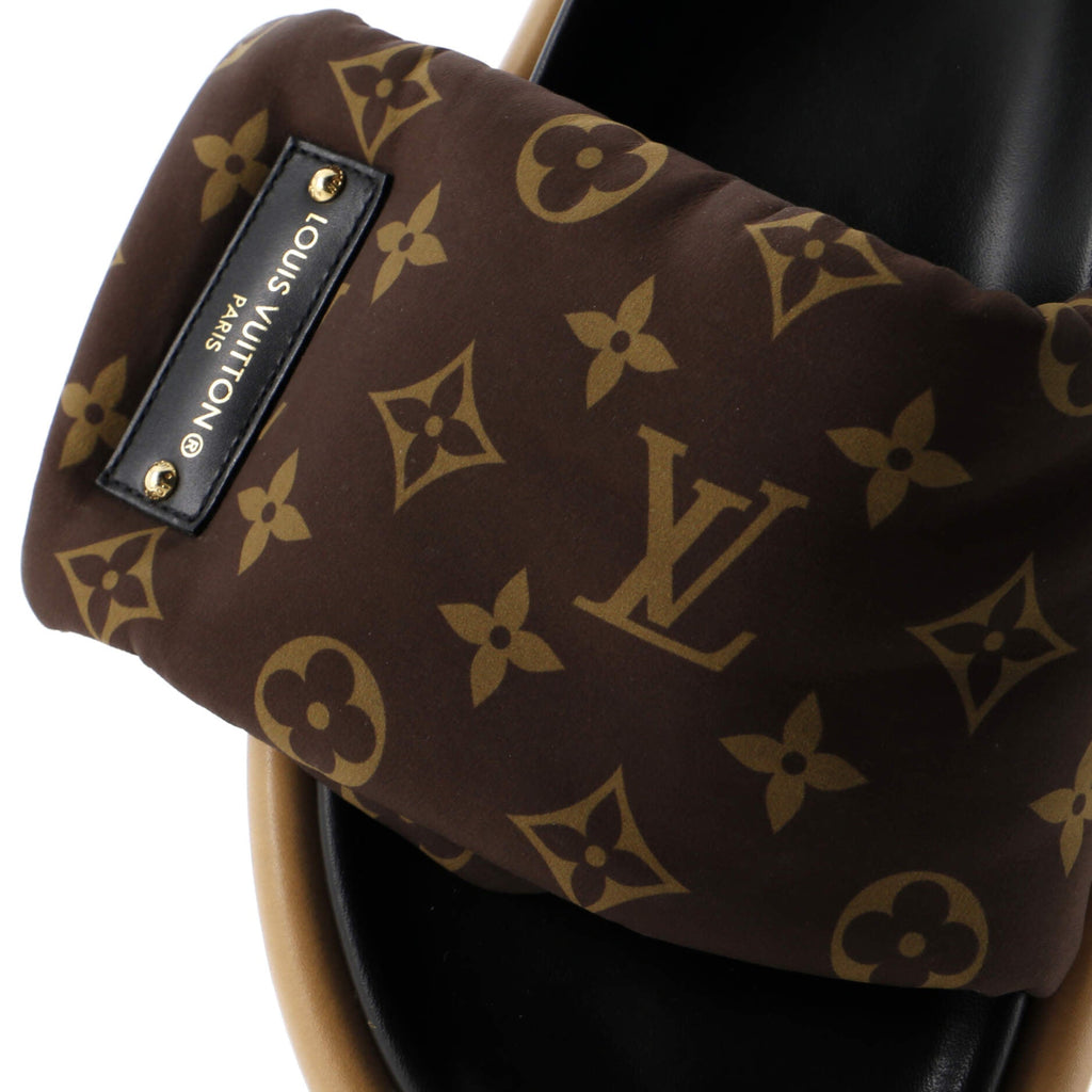 Louis Vuitton Women's Pool Pillow Comfort Mule Sandals Monogram Nylon