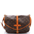 Louis Vuitton Saumur Handbag Monogram Canvas 30