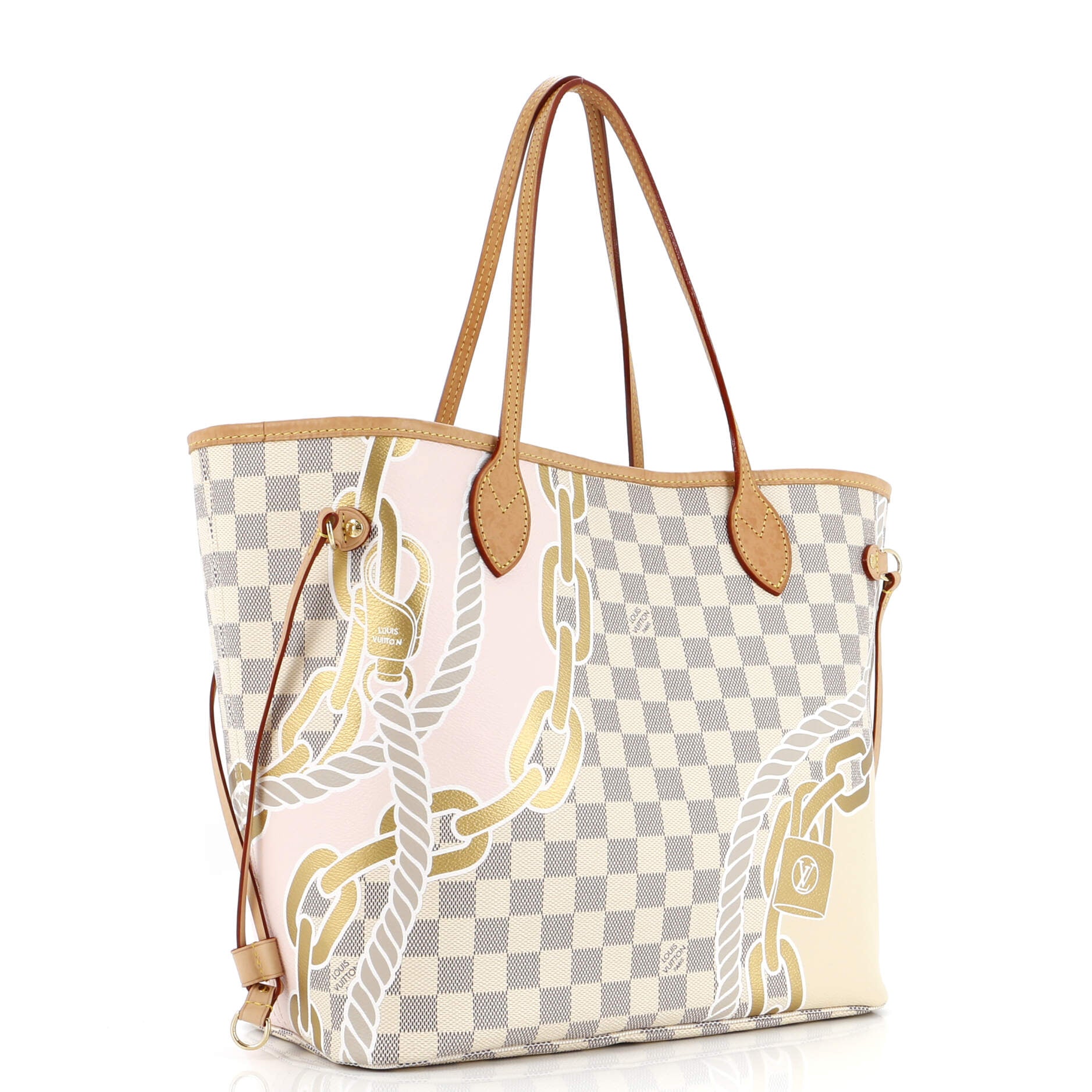 Louis Vuitton Neverfull NM Tote Limited Edition Nautical Damier MM