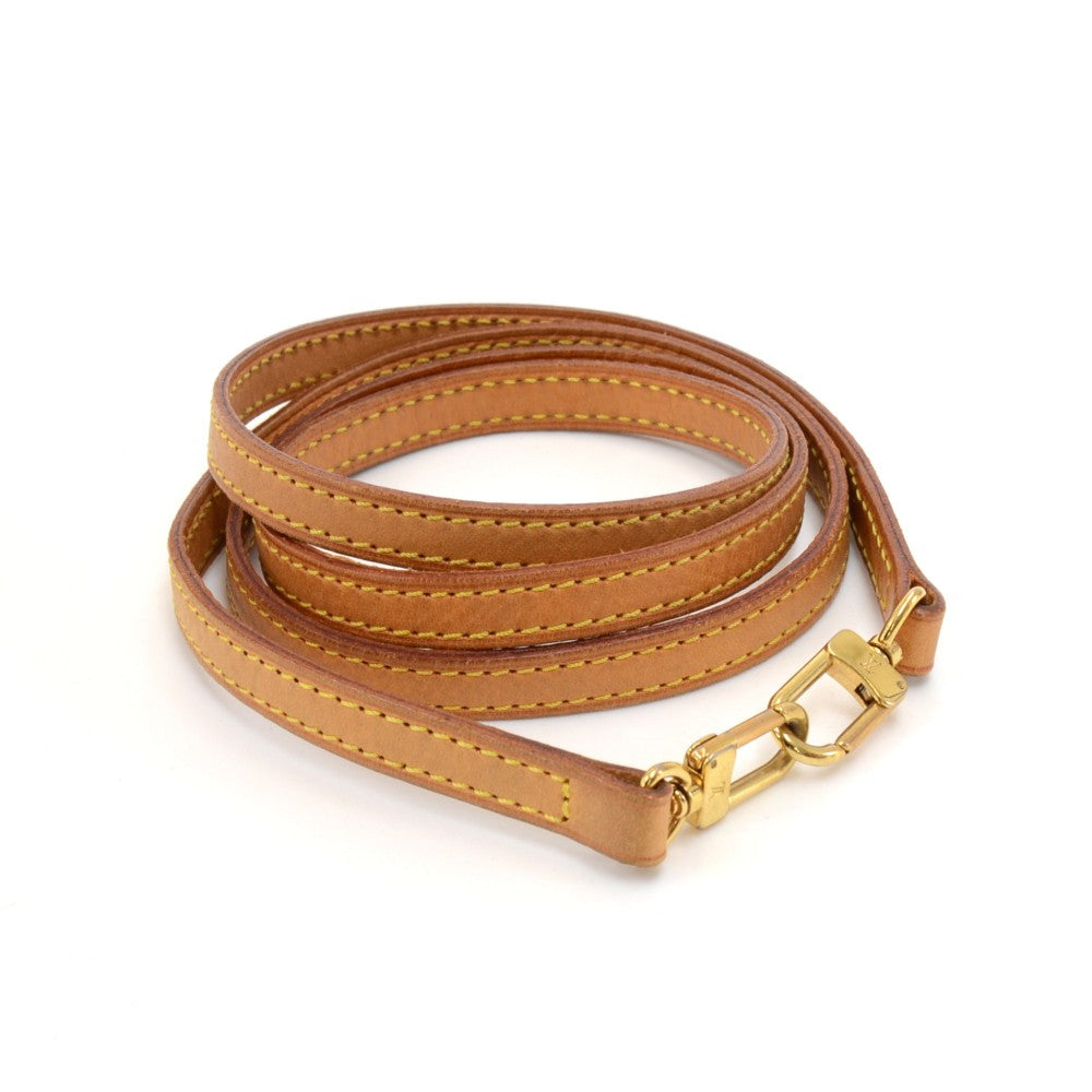 Louis Vuitto Pochette Accessoires Damier Azur Canvas Bag with Strap