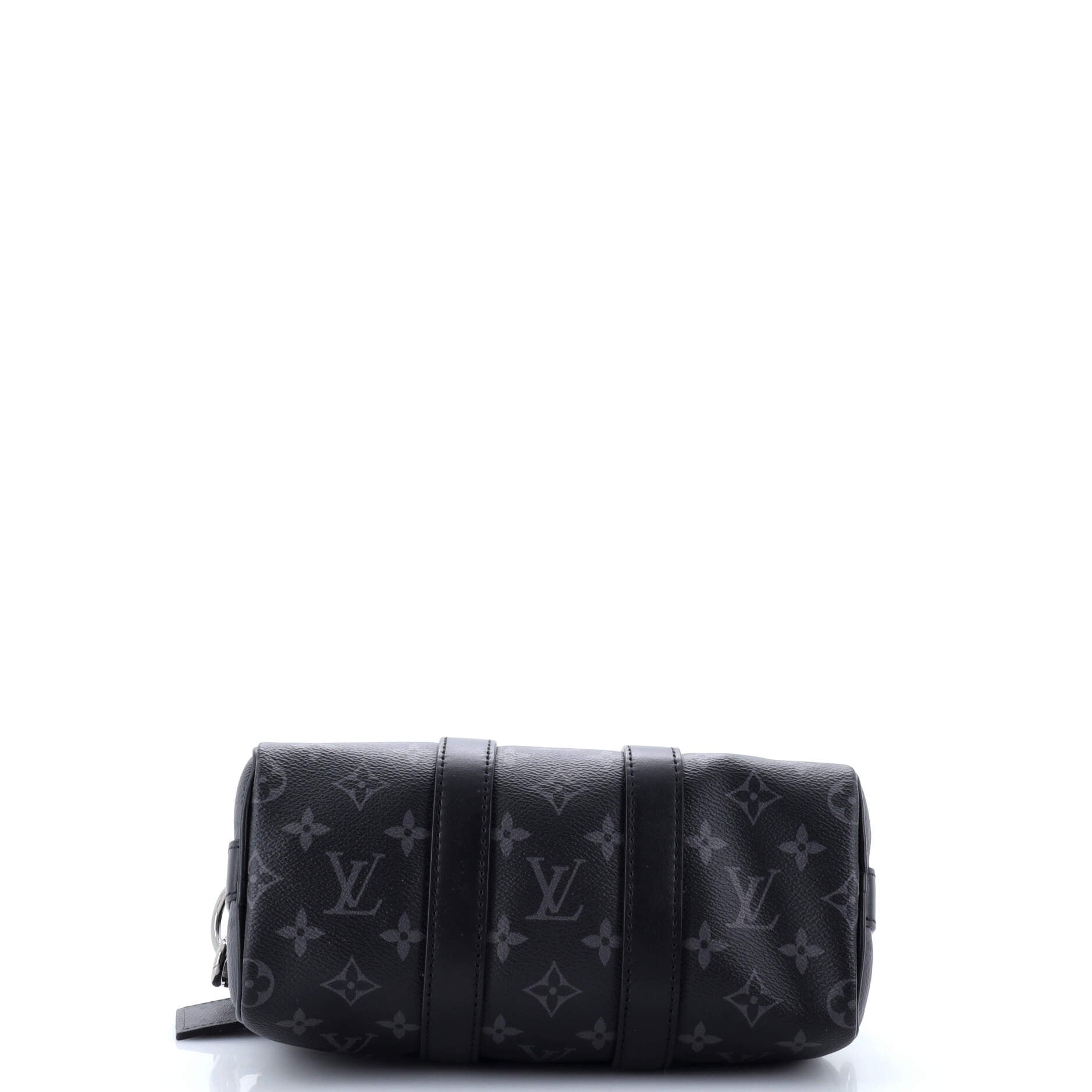 Louis Vuitton Keepall Bandouliere Bag Reverse Monogram Eclipse Canvas 25