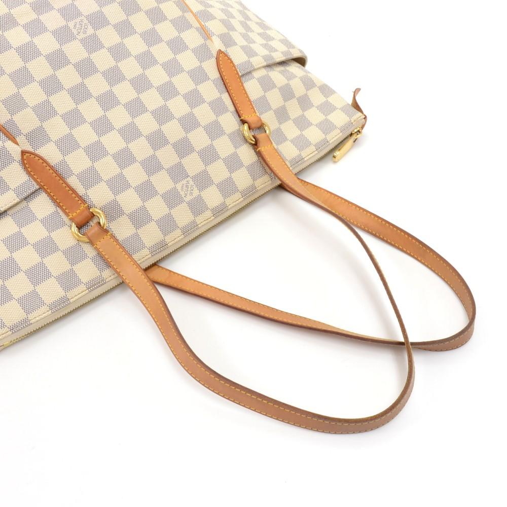Louis Vuitto Totally PM Damier Azur Canvas Shoulder Bag