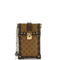 Louis Vuitton Vertical Trunk Pochette Reverse Monogram Canvas