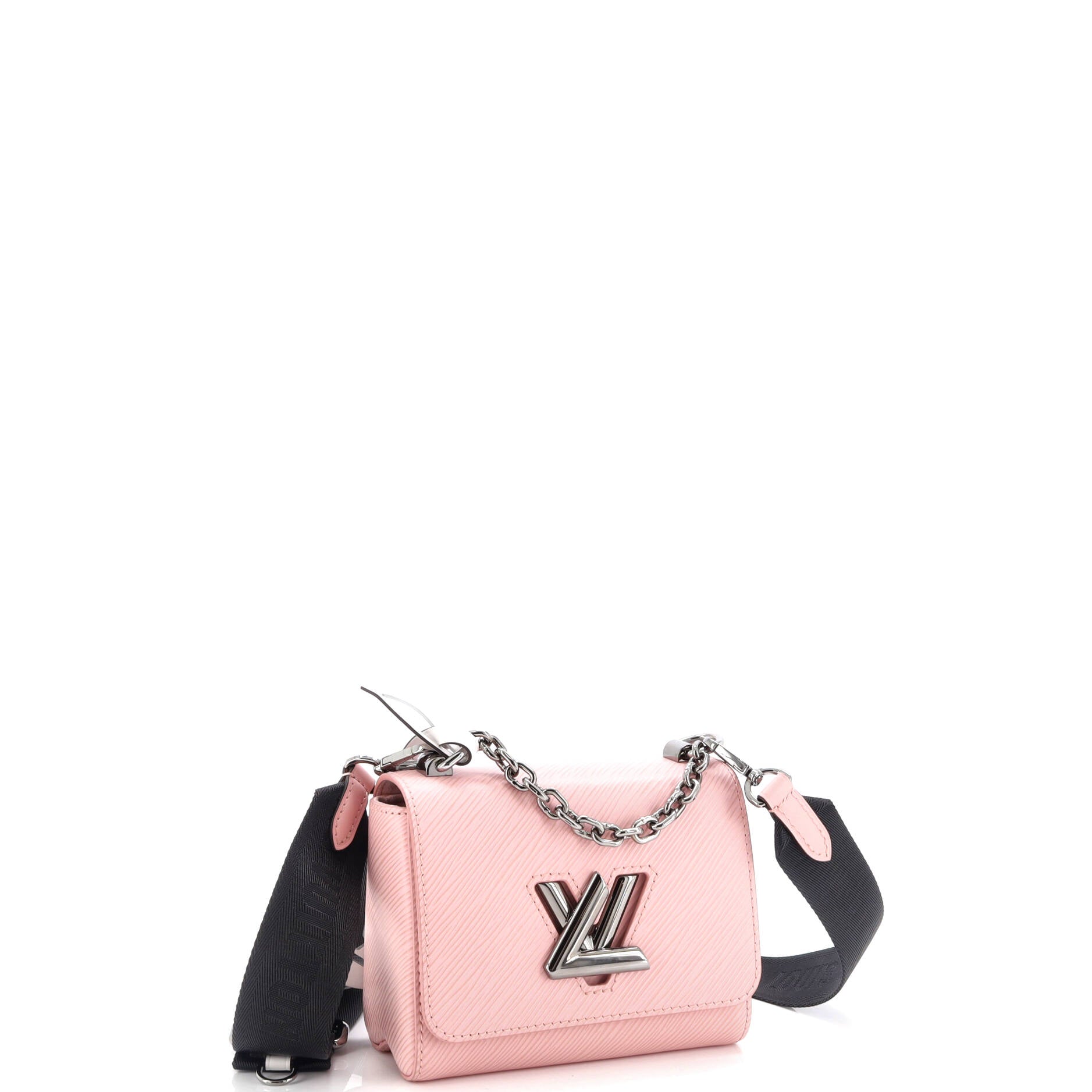Louis Vuitton Sporty Twist Handbag Epi Leather with Logo Jacquard Strap PM