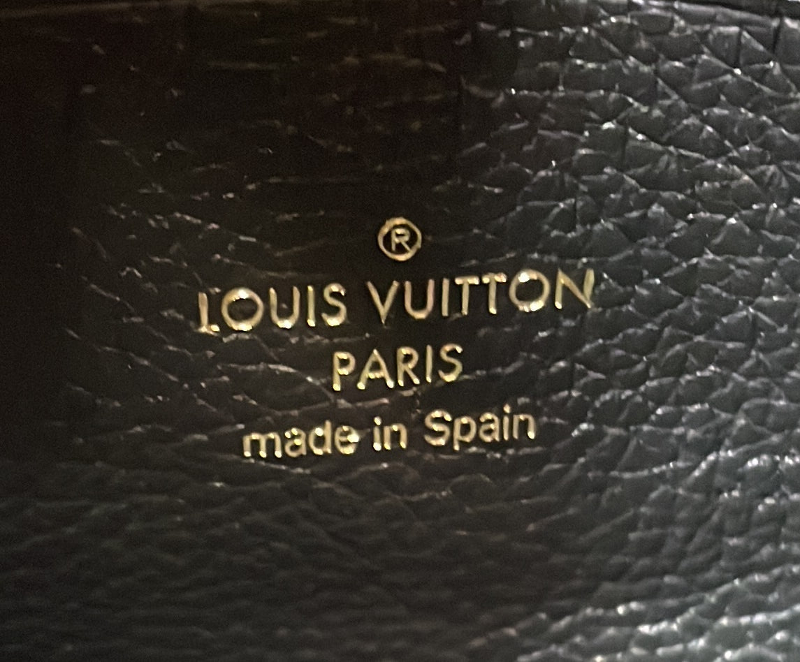 Louis Vuitton Double Zip Pochette Monogram Empreinte Leather