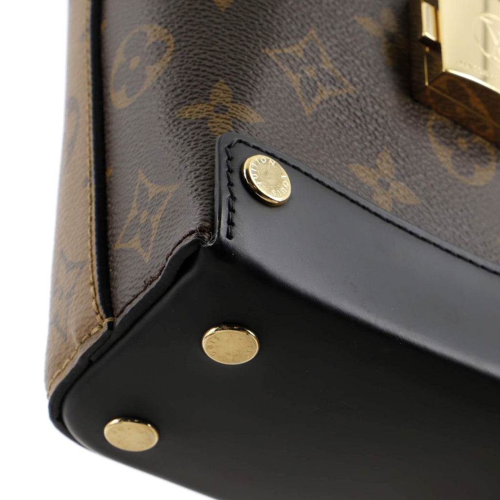Louis Vuitton Bento Box Handbag Reverse Monogram Canvas