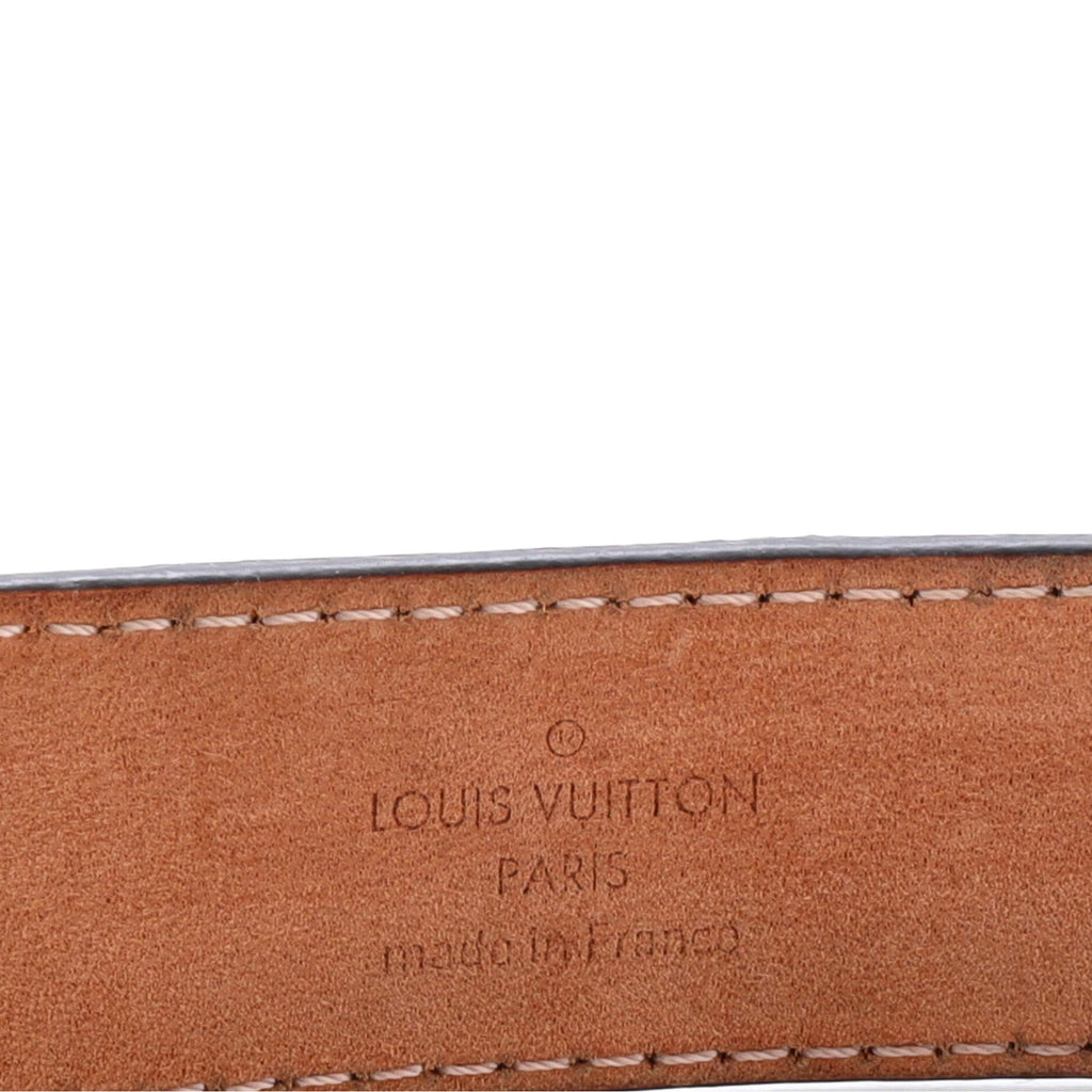 Louis Vuitton LV Initiales Belt Monogram Canvas Thin 90
