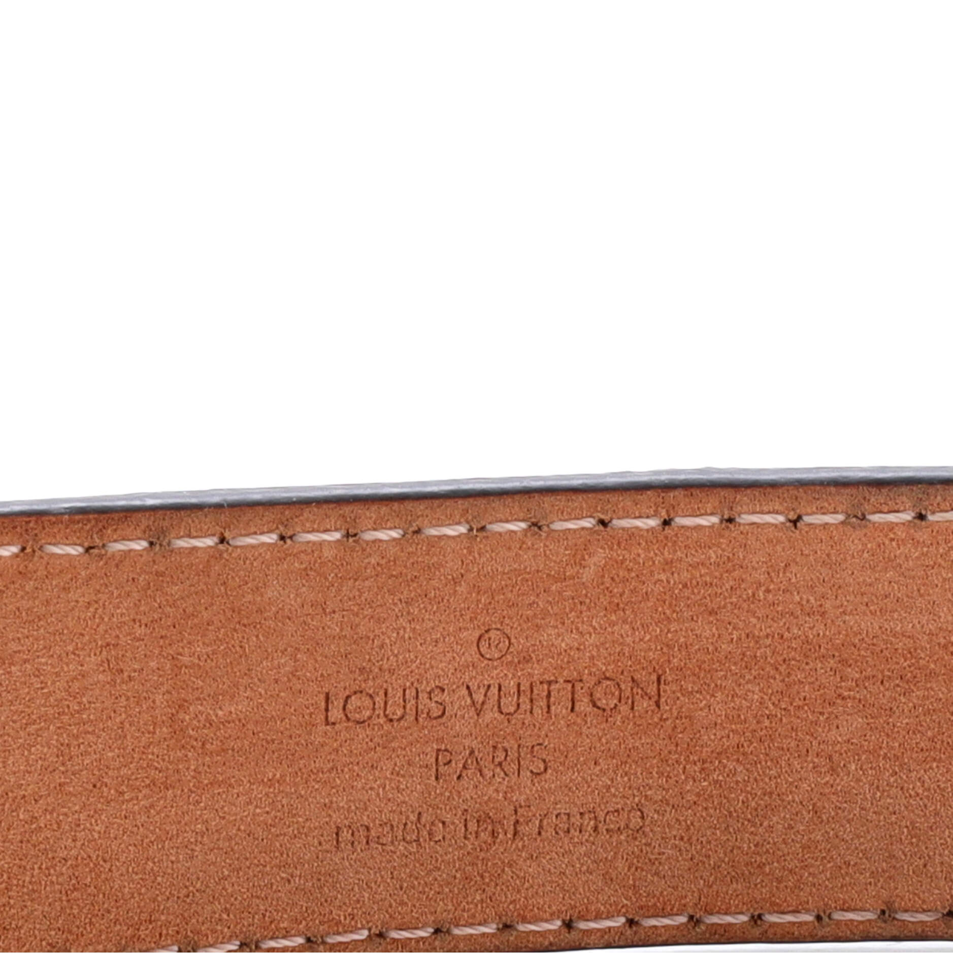 Louis Vuitton LV Initiales Belt Monogram Canvas Thin 90