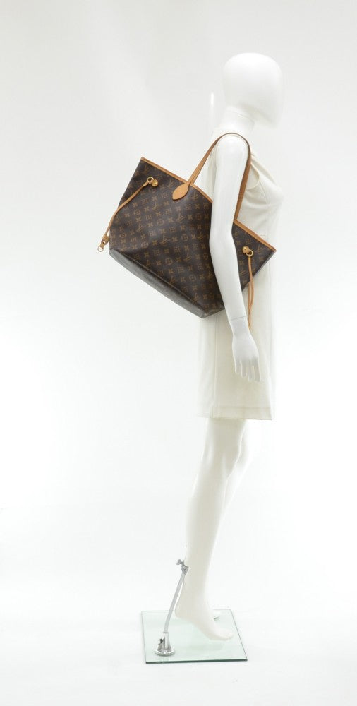 Louis Vuitto Neverfull MM Monogram Canvas Shoulder Bag