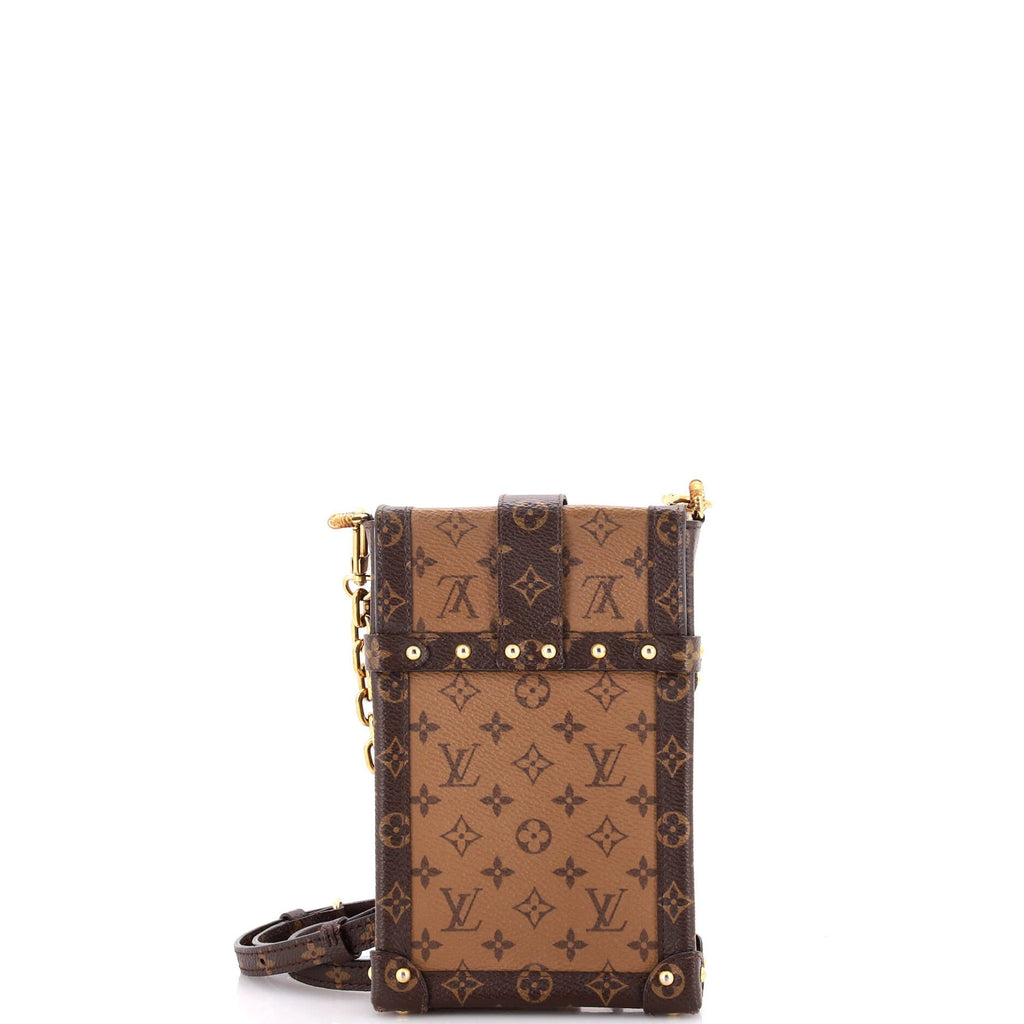 Louis Vuitton Vertical Trunk Pochette Reverse Monogram Canvas