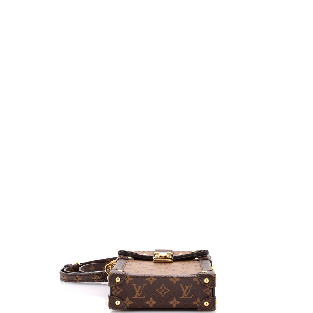 Louis Vuitton Vertical Trunk Pochette Reverse Monogram Canvas