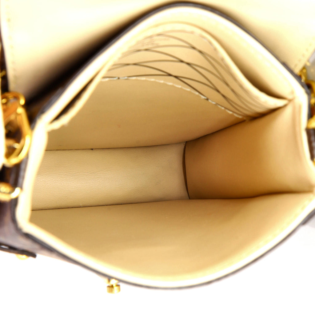 Louis Vuitton Vertical Trunk Pochette Reverse Monogram Canvas