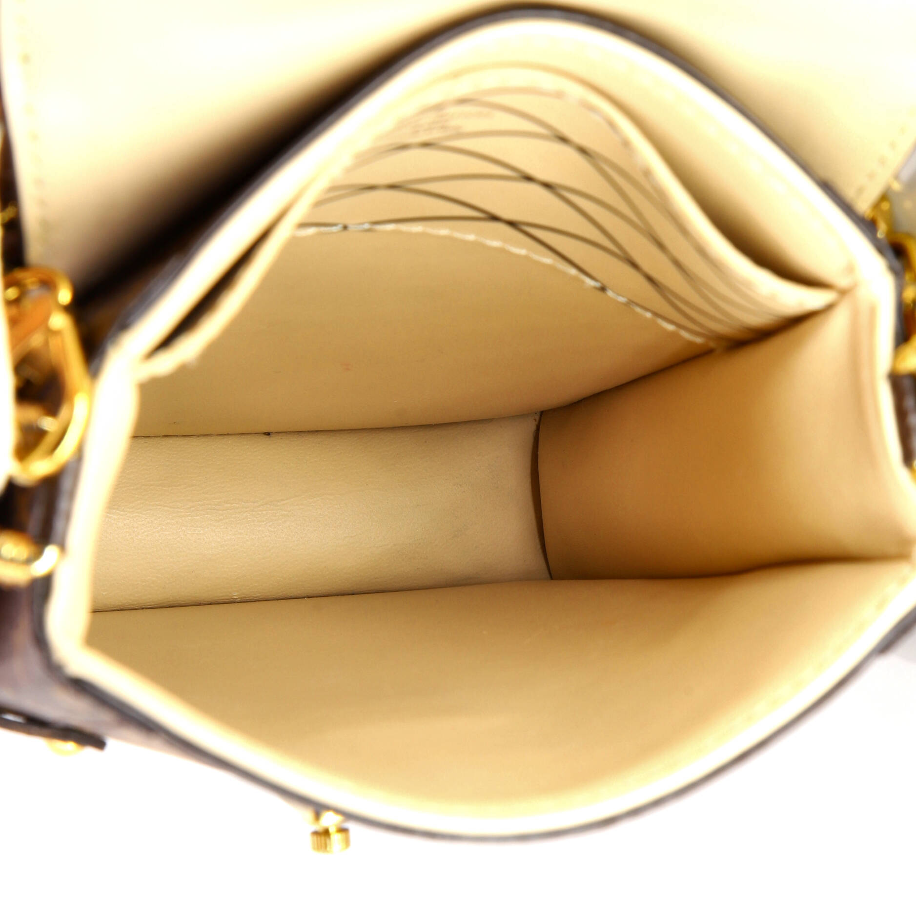 Louis Vuitton Vertical Trunk Pochette Reverse Monogram Canvas