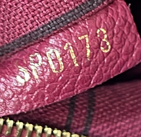 Louis Vuitton Speedy Bandouliere Bag Monogram Empreinte Leather 25