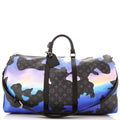 Louis Vuitton Keepall Bandouliere Bag Sunset Monogram Eclipse Canvas 55