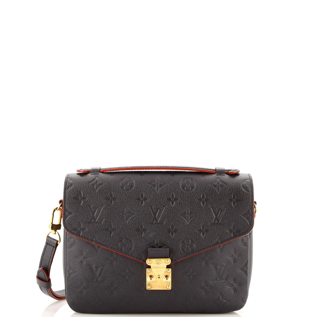 Louis Vuitton Pochette Metis Monogram Empreinte Leather East West