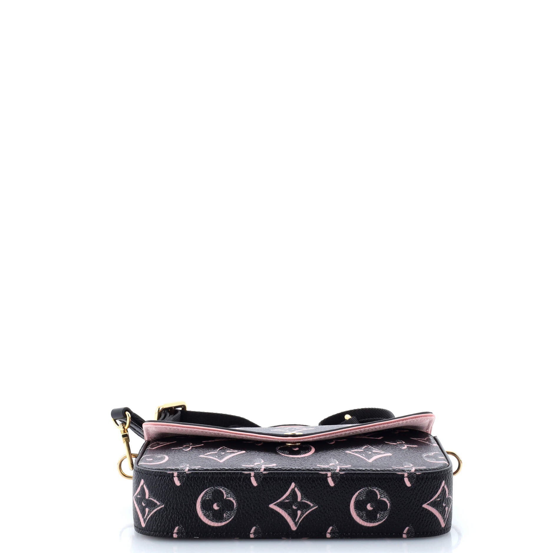 Louis Vuitton Felicie Strap & Go Handbag Fall for You Monogram Canvas