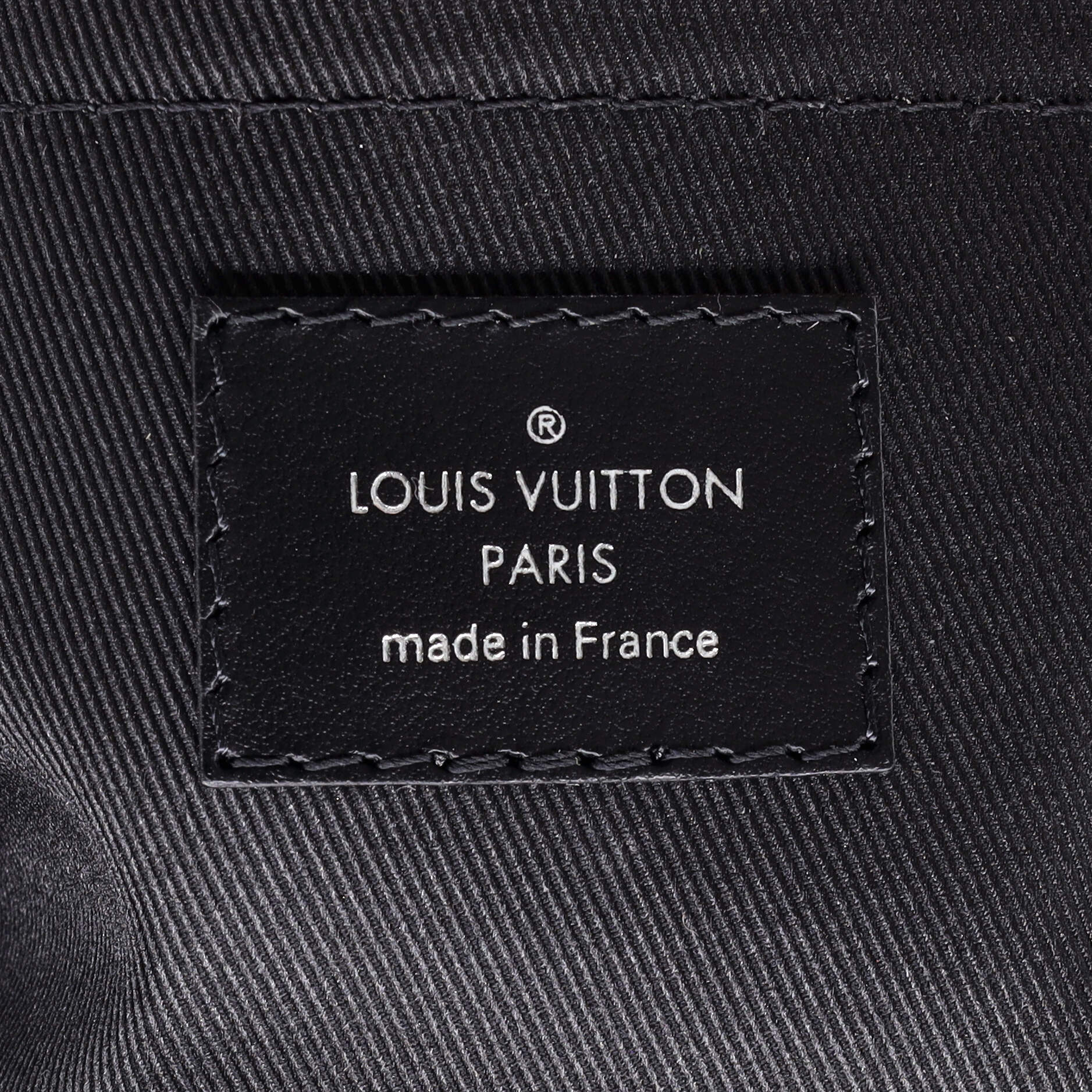Louis Vuitton Keepall Bandouliere Bag Reverse Monogram Eclipse Canvas 25
