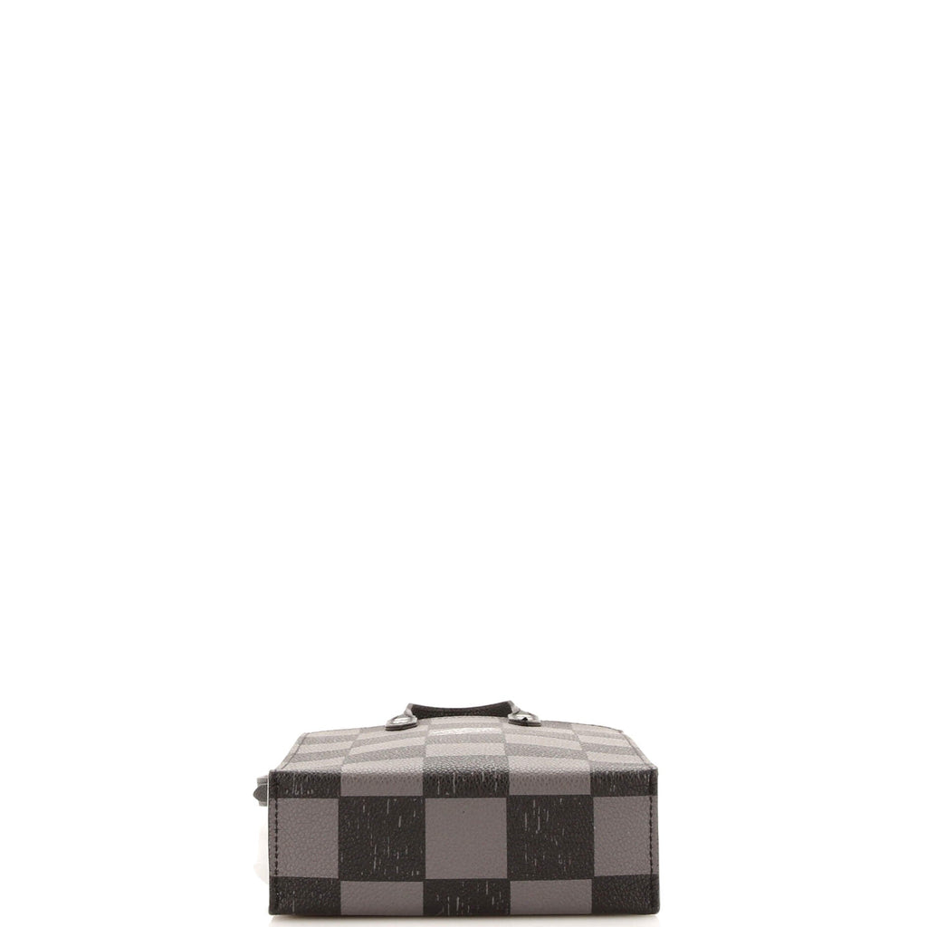 Louis Vuitton Sac Plat Bag Limited Edition Marque Deposee Damier Giant XS