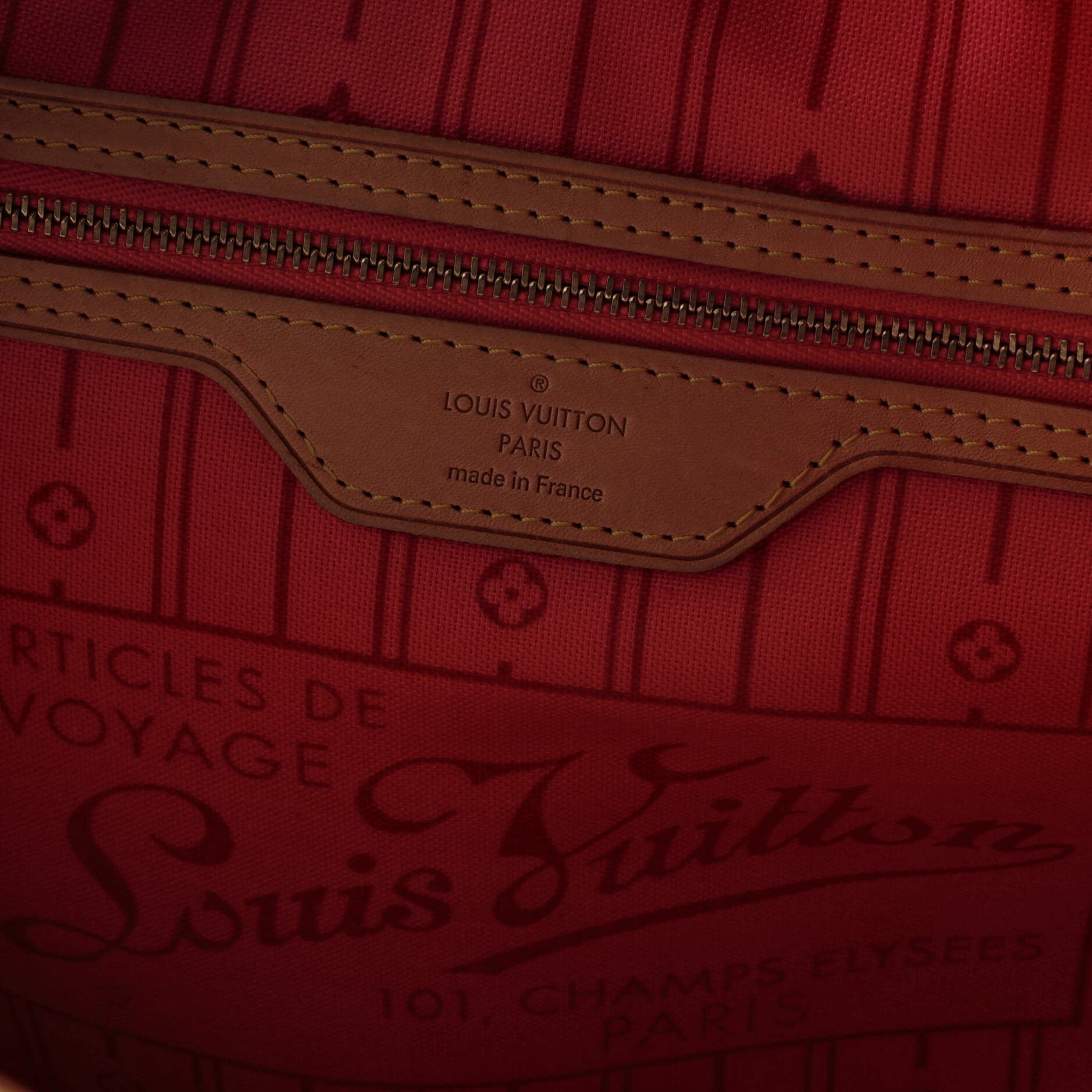 Louis Vuitton Neverfull Tote Limited Edition Monogram Roses MM