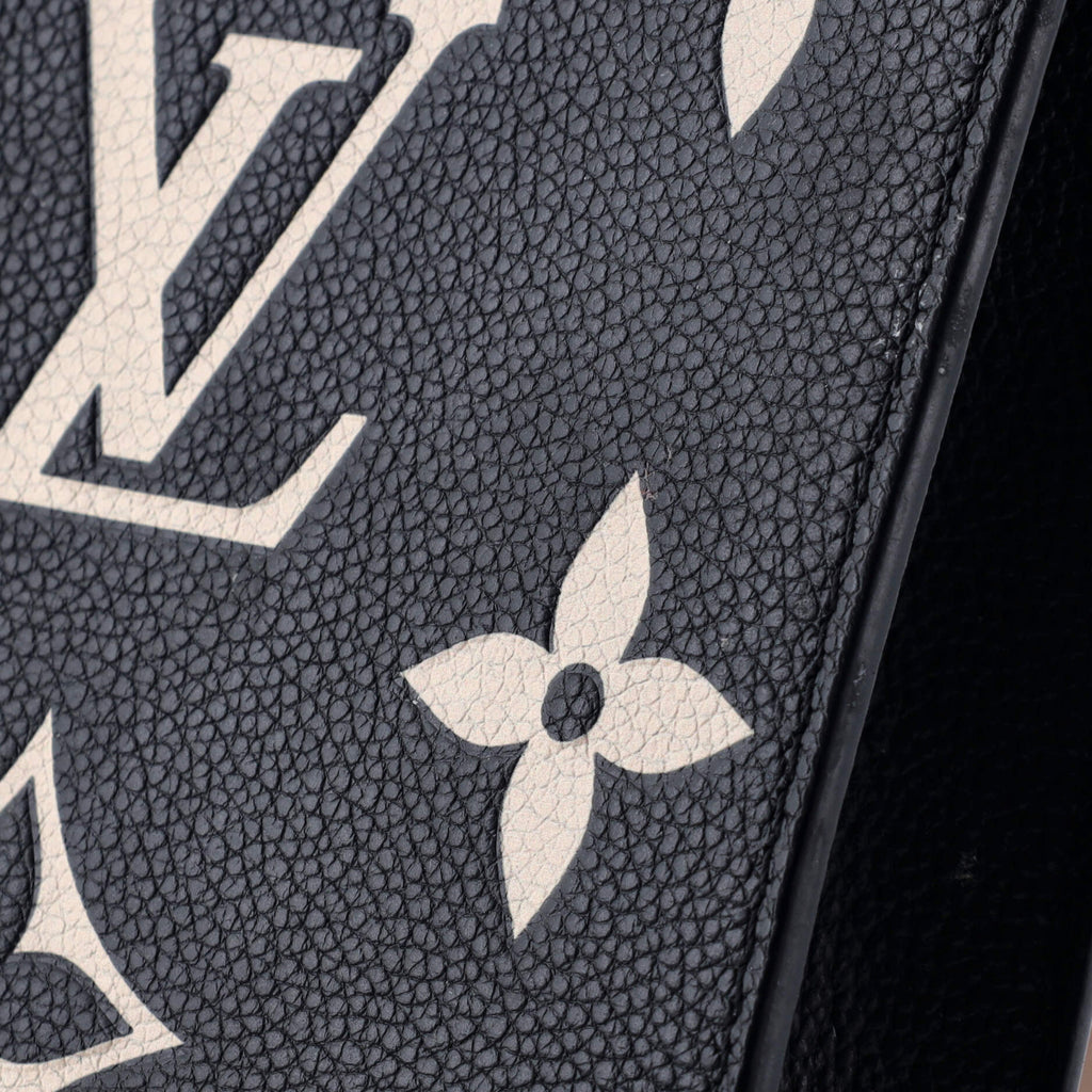 Louis Vuitton Petit Sac Plat Bag Bicolor Monogram Empreinte Giant