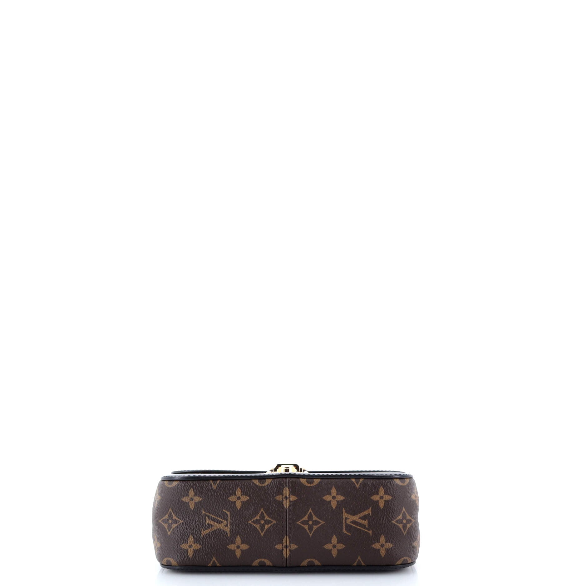 Louis Vuitton Cherrywood Handbag Vernis with Monogram Canvas BB