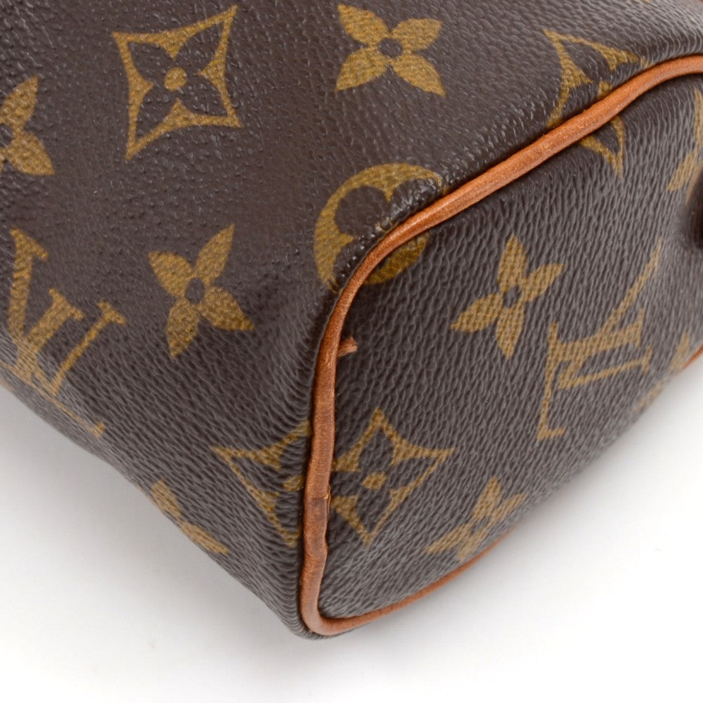 Louis Vuitto Mini Speedy Sac HL Monogram Canvas Handbag with Strap